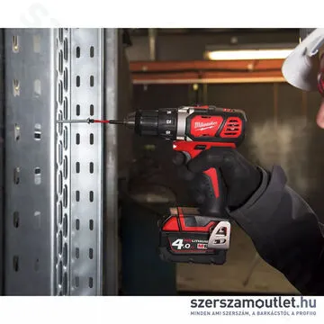 MILWAUKEE M18 BDD-402C Akkus fúró-csavarbehajtó kofferben (60Nm/2x4,0Ah/18V) (4933443565)