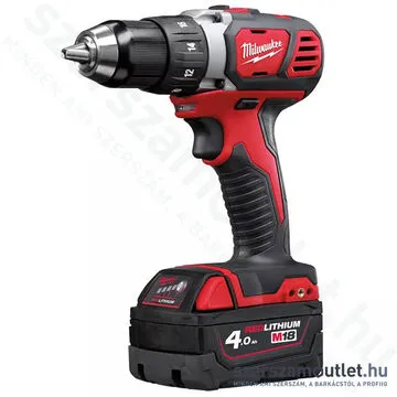 MILWAUKEE M18 BDD-402C Akkus fúró-csavarbehajtó kofferben (60Nm/2x4,0Ah/18V) (4933443565)