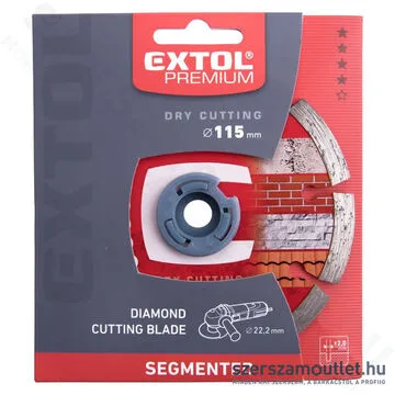 EXTOL Gyémánttárcsa szegmenses 115mm