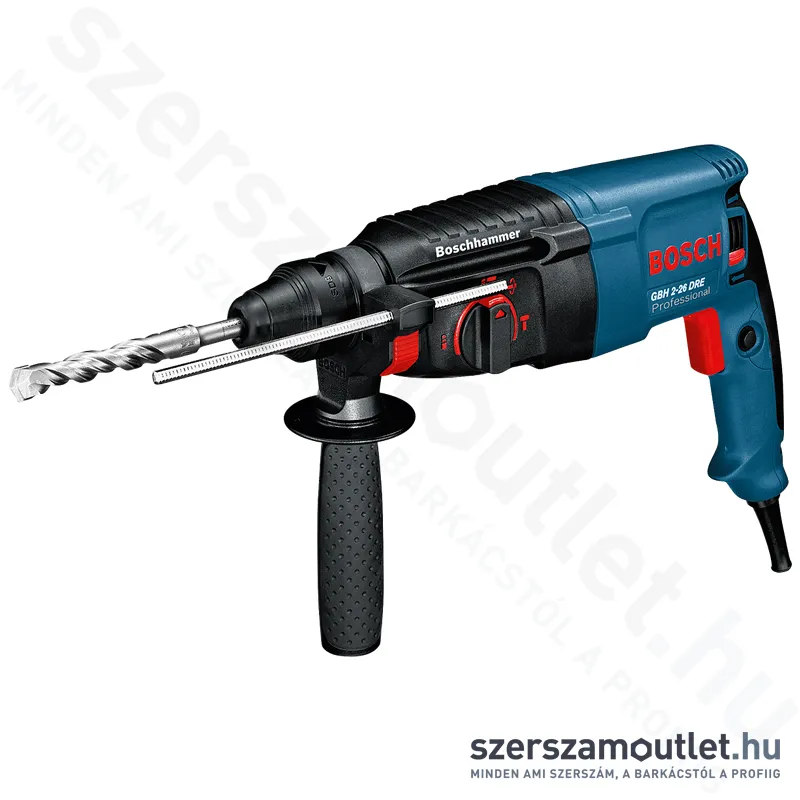 BOSCH GBH 2-26 DRE Fúró-vésőkalapács SDS-Plus, kofferben (800W/2,7J) (0611253708)