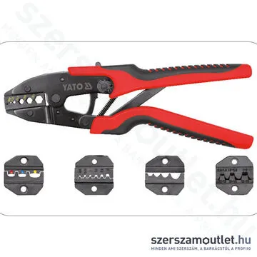 YATO Krimpelő fogó készlet 6 részes 1,5-10mm2 (YT-2245)