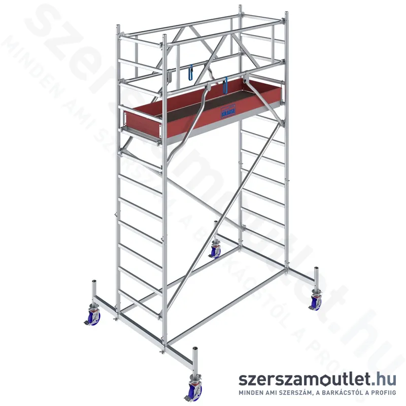 KRAUSE STABILO 10 Alumínium gurulóállvány 2,0m/4,4m (771025)