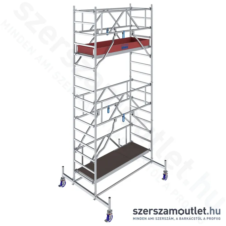 KRAUSE STABILO 10 Alumínium gurulóállvány 2,0m/5,4m (771032)