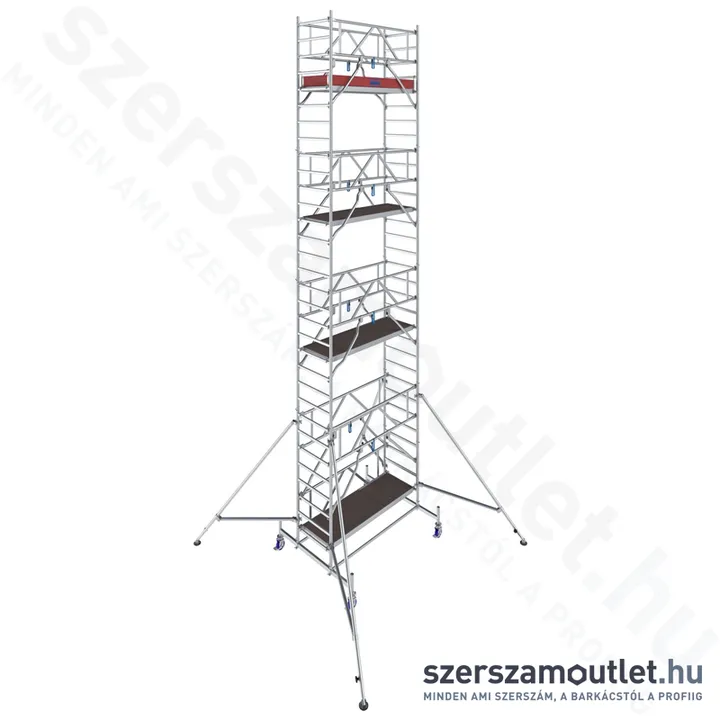 KRAUSE STABILO 10 Alumínium gurulóállvány 2,0m/9,4m (771070)