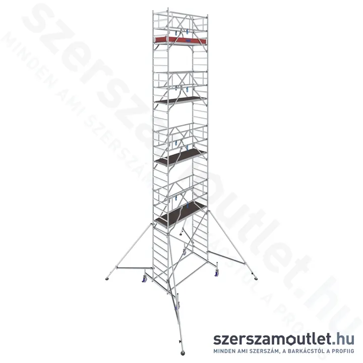 KRAUSE STABILO 10 Alumínium gurulóállvány 2,0m/10,4m (771087)