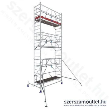 KRAUSE STABILO 10 Alumínium gurulóállvány 2,5m/7,4m (772053)