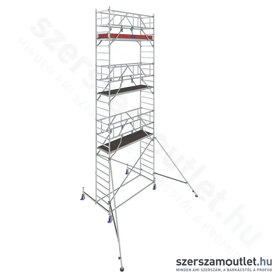 KRAUSE STABILO 10 Alumínium gurulóállvány 2,5m/8,4m (772060)