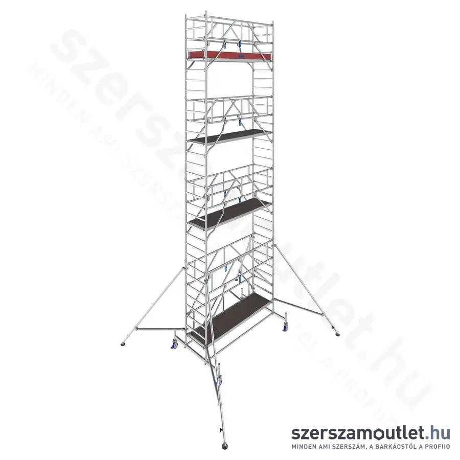 KRAUSE STABILO 10 Alumínium gurulóállvány 2,5m/9,4m (772077)