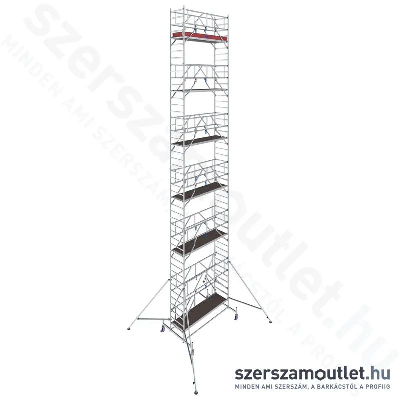 KRAUSE STABILO 10 Alumínium gurulóállvány 2,5m/13,4m (772114)