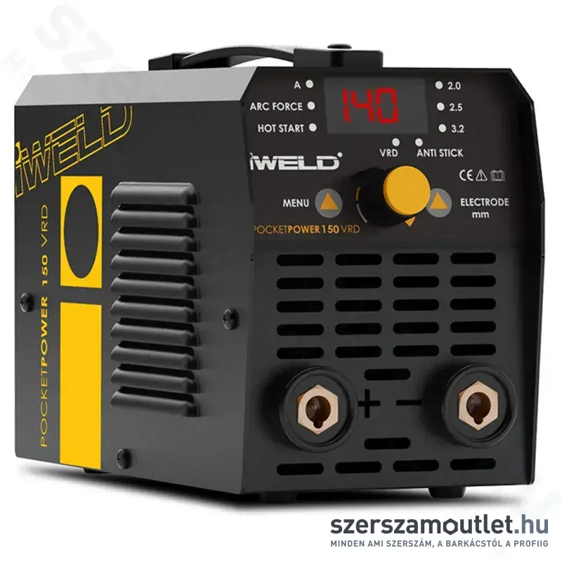 IWELD GORILLA POCKETPOWER 150 Hegesztő inverter (20-140A) (80POCPWR150)