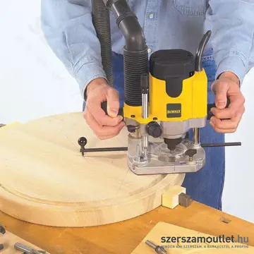 DEWALT DW621KT Elektromos felsőmaró TSTAK kofferben (1100W/8mm)