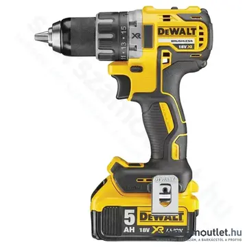 DEWALT DCD791P2-QW Szénkefementes akkus fúró-csavarbehajtó TSTAK kofferben (18V/2x5,0Ah)
