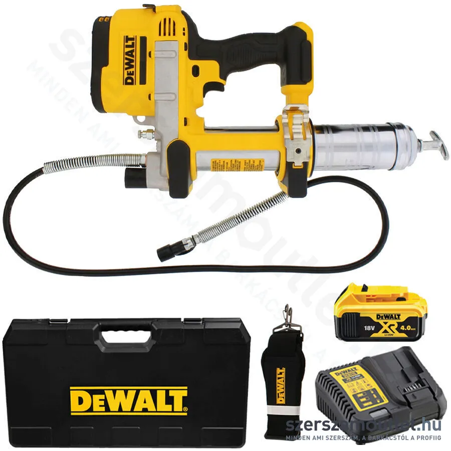 DEWALT DCGG571M1-QW Akkus zsírzópisztoly (1x4,0Ah/18V)