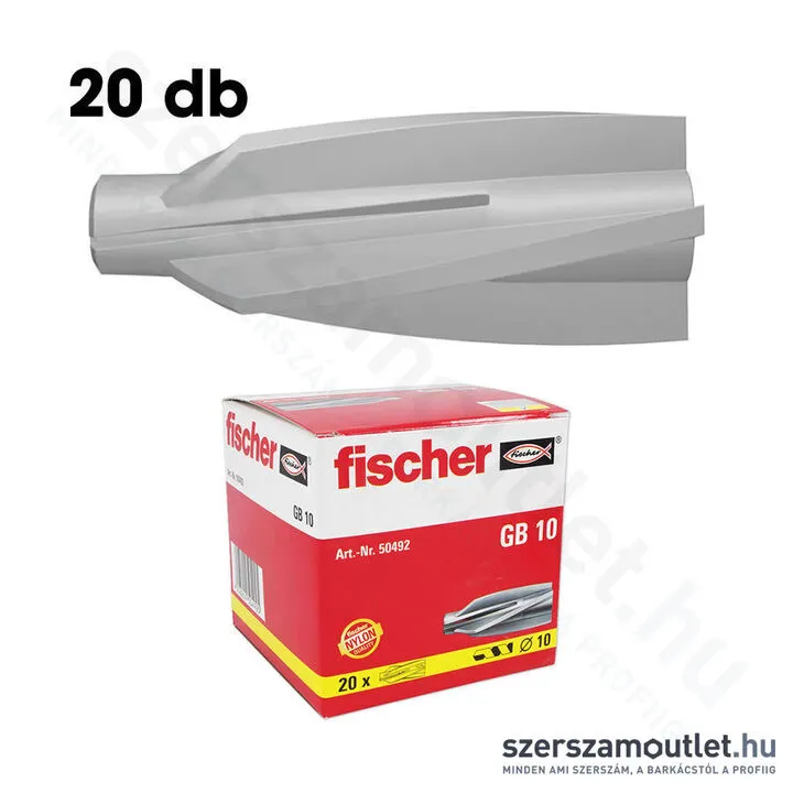 FISCHER GB 10 YTONG gázbetondübel 10x55mm [20db/doboz] (50492)