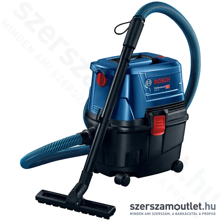 BOSCH GAS 15 Ipari száraz-nedves porszívó (1100W/15l) (06019E5000)