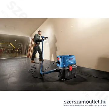 BOSCH GAS 15 Ipari száraz-nedves porszívó (1100W/15l) (06019E5000)