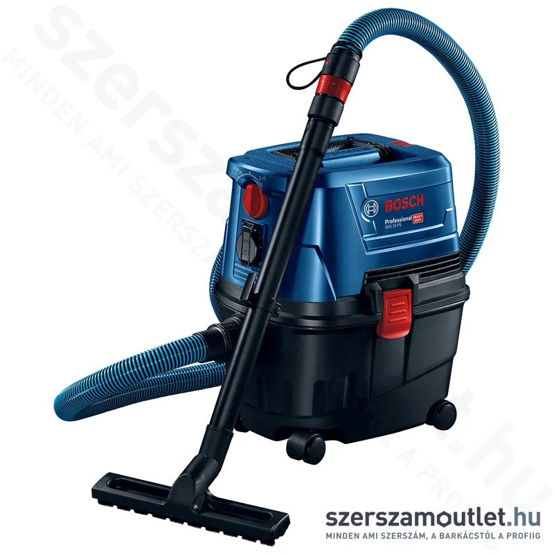 BOSCH GAS 15 PS Ipari száraz-nedves porszívó (1100W/10l) (06019E5100)