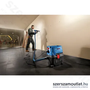 BOSCH GAS 15 PS Ipari száraz-nedves porszívó (1100W/10l) (06019E5100)