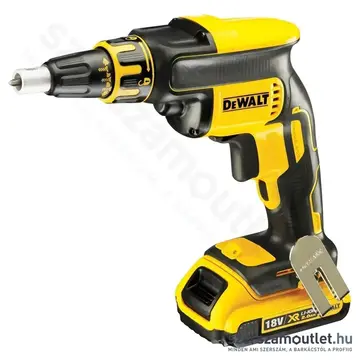 DEWALT DCF620D2 Akkus szénkefementes gipszkarton csavarozó TSTAK kofferben (2x2,0Ah/18V)