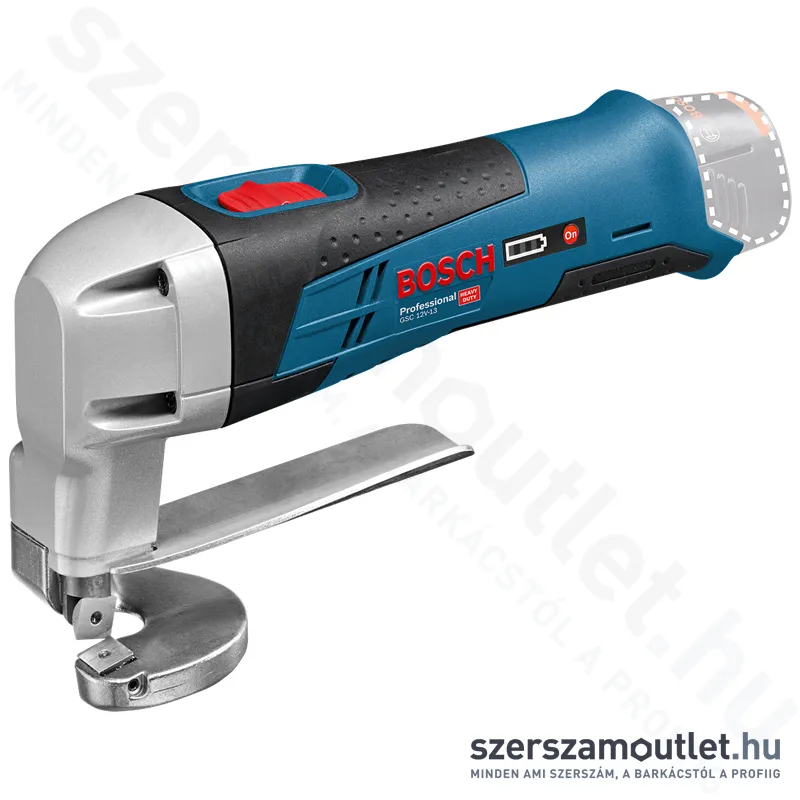 BOSCH GSC 12V-13 Akkus Lemezvágó olló (12V) (Akku és töltő nélkül!) (0601926105)