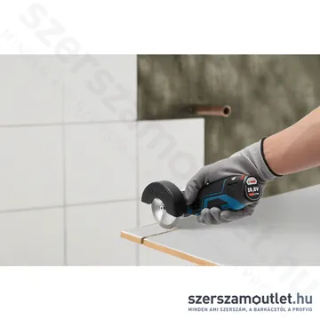 BOSCH GWS 12V-76 Akkus sarokcsiszoló szénkefementes, L-Boxxban (2x3,0Ah/12V) (06019F200B)