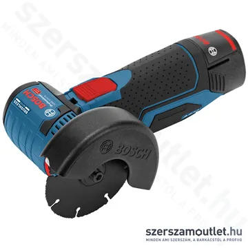 BOSCH GWS 12V-76 Akkus sarokcsiszoló szénkefementes, L-Boxxban (2x3,0Ah/12V) (06019F200B)