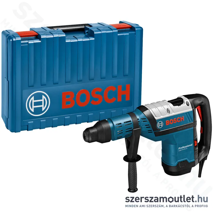 BOSCH GBH 8-45 D Fúró-vésőkalapács kofferben, SDS-Max (1500W/12,5J) (0611265100)