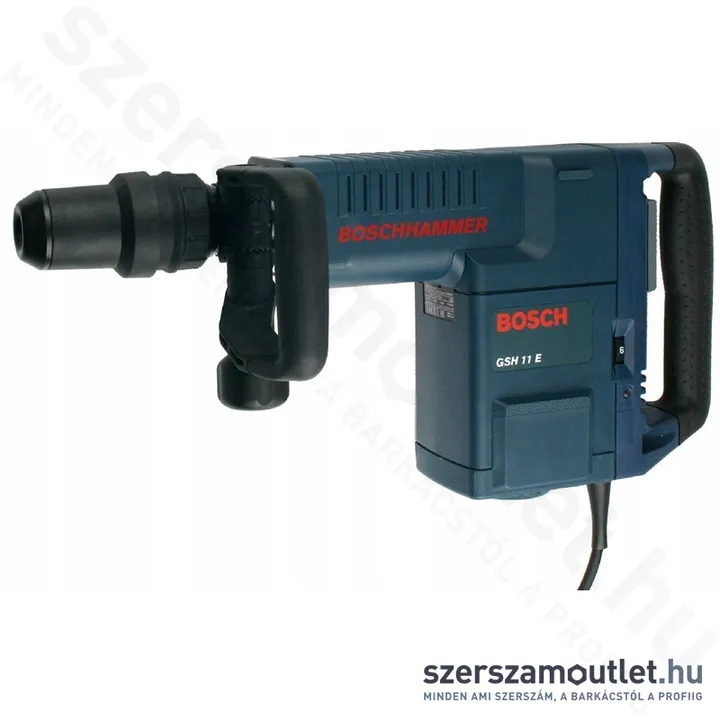 BOSCH GSH 11 E Vésőkalapács SDS-Max kofferben (1500W/16,8J) (0611316708)