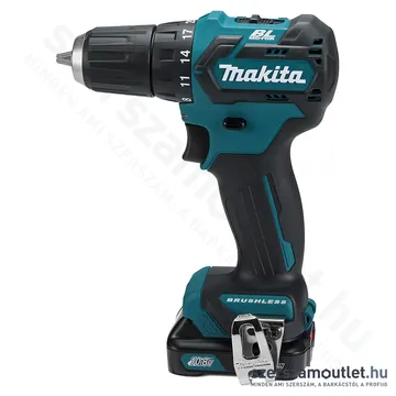 MAKITA DF332DSME Akkus szénkefe mentes fúró-csavarbehajtó kofferben (2x4,0Ah/10,8V)
