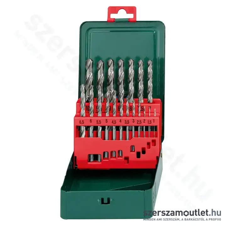 METABO HSS-G Fémfúró készlet SP 1-10mm 19db-os (köszörült, DIN 338) (627153000)