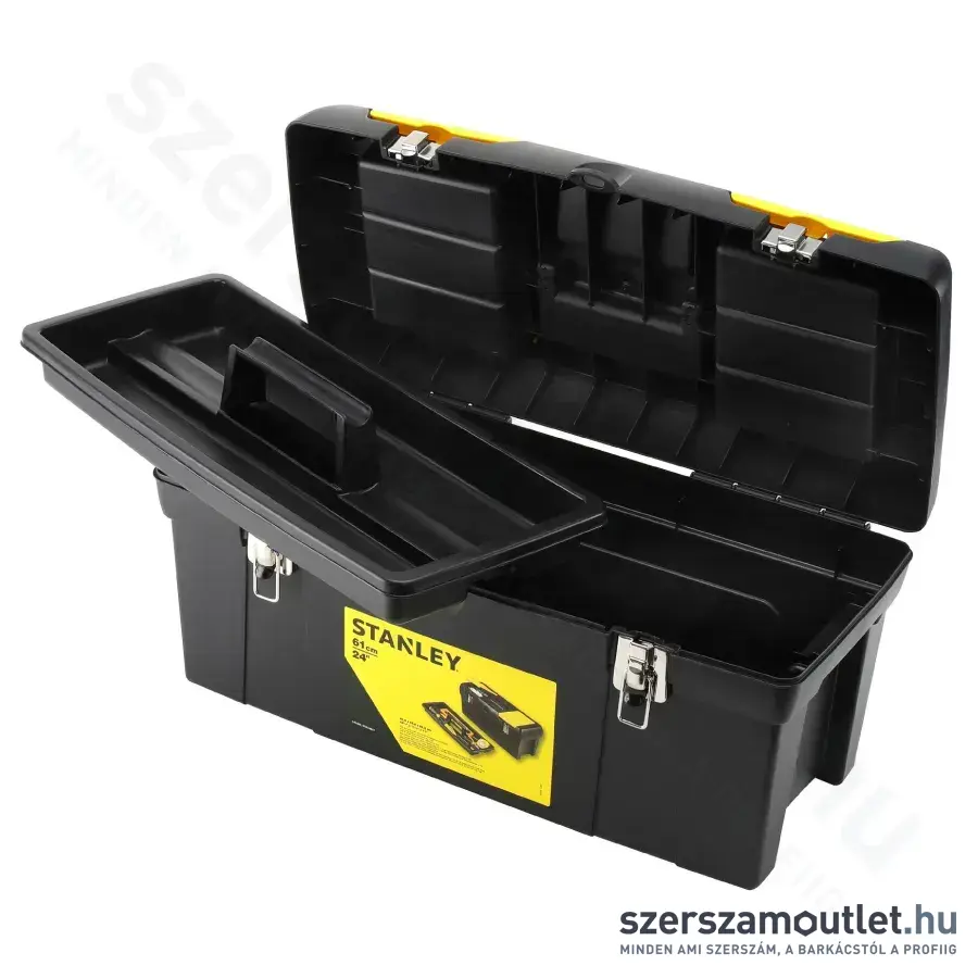 STANLEY 24" Fémcsatos szerszámosláda szortimenterrel