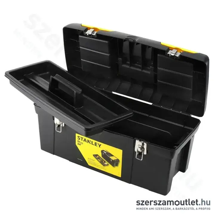 STANLEY 24" Fémcsatos szerszámosláda szortimenterrel