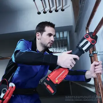 ROTHENBERGER ROMAX 4000 Basic elektro-hidraulikus akkus présgép +akku +töltő CAS