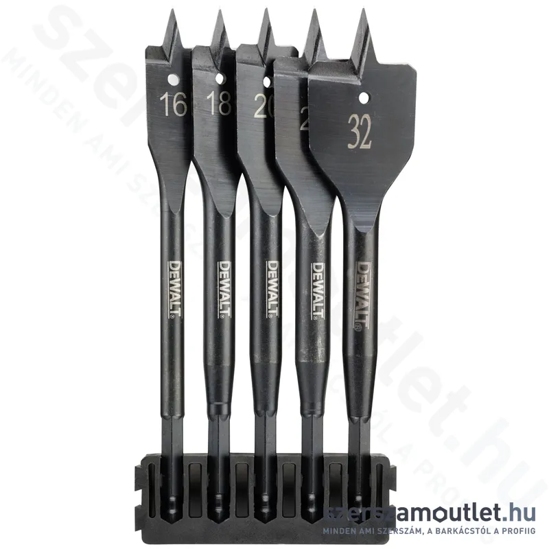 DEWALT TOUGHCASE Lapos fafúrószár készlet 5 részes (16-32mm) (DT70834-QZ)