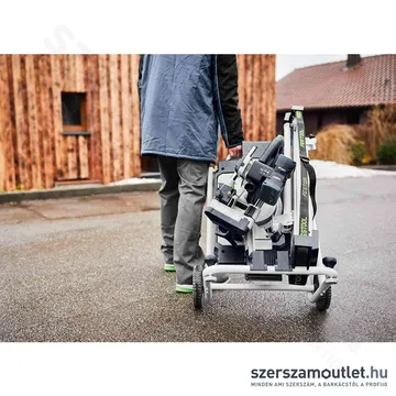 FESTOOL KSC 60 EB 5,0 l-UG-Set Akkus szénkefementes gérvágó (SYS 18V 2x5,0Ah/TCL 6 DUO akku+töltő)