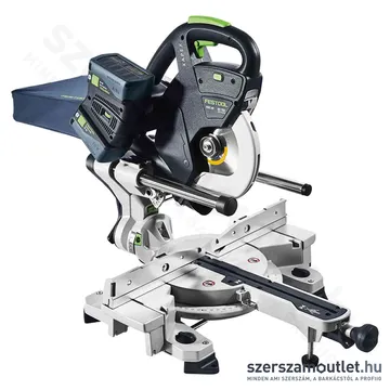 FESTOOL KSC 60 EB 5,0 l-UG-Set Akkus szénkefementes gérvágó (SYS 18V 2x5,0Ah/TCL 6 DUO akku+töltő)