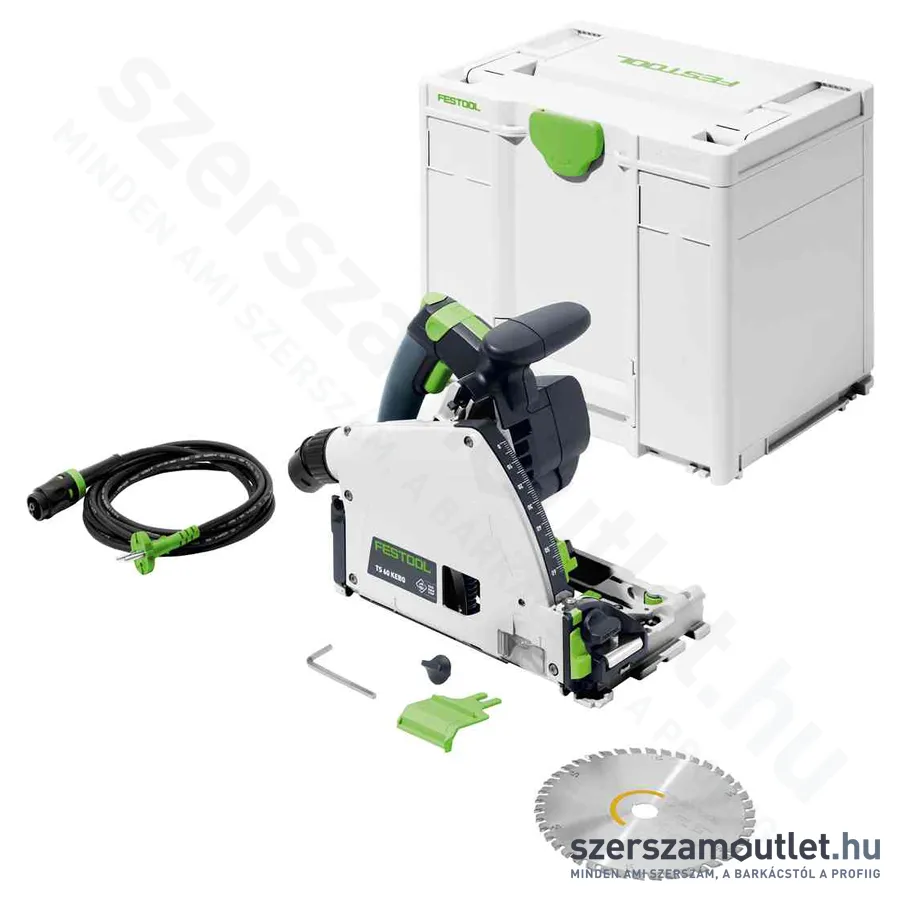 FESTOOL TS 60 KEBQ-Plus Szénkefementes merülőfűrész (1500W,168x20mm)