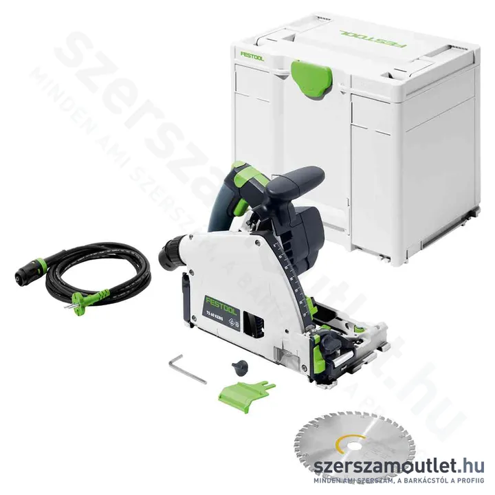 FESTOOL TS 60 KEBQ-Plus Szénkefementes merülőfűrész (1500W,168x20mm)