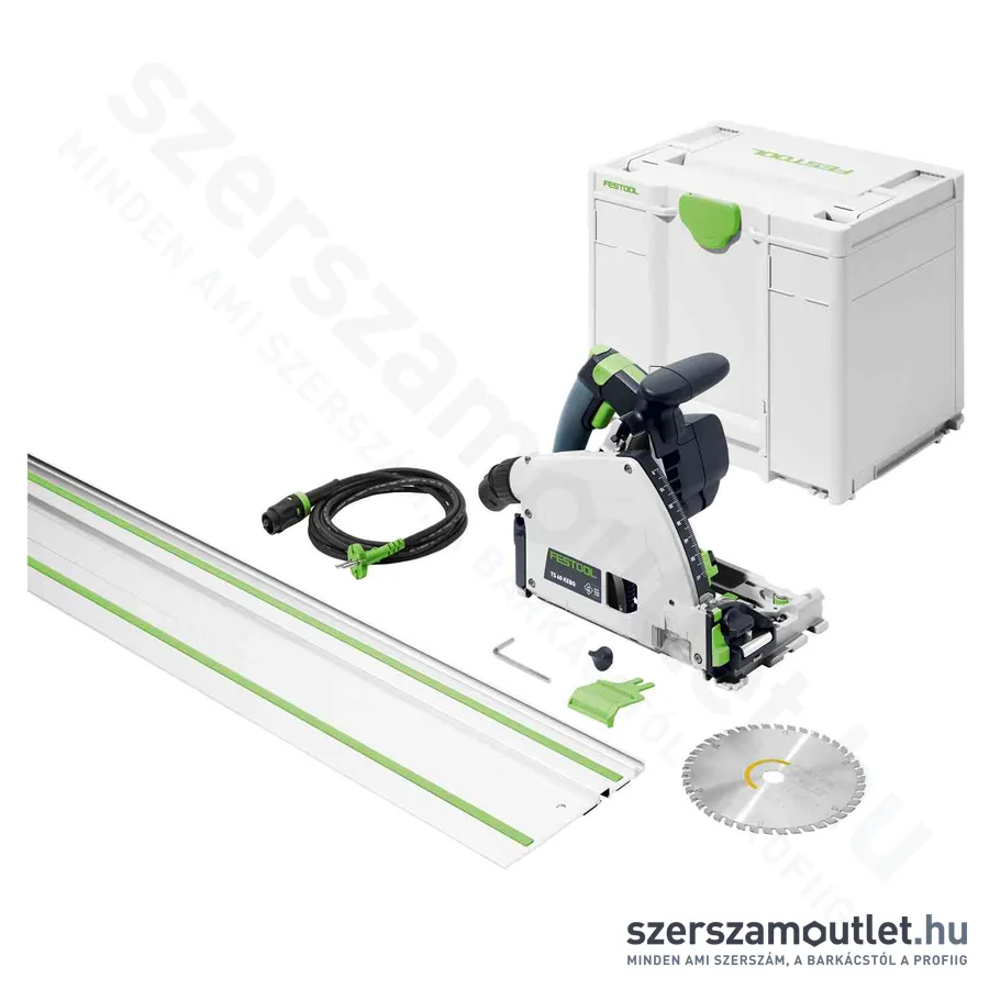FESTOOL TS 60 KEBQ-Plus-FS Szénkefementes merülőfűrész (1500W, 62mm)