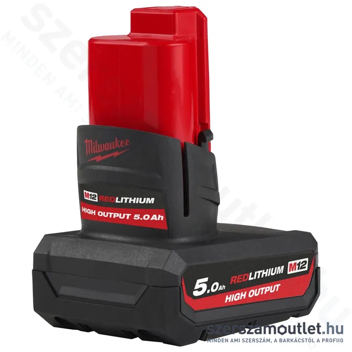 MILWAUKEE M12 HB5 HIGH OUTPUT™ Akkumulátor 5,0Ah/12V Li-ion (4932480165)