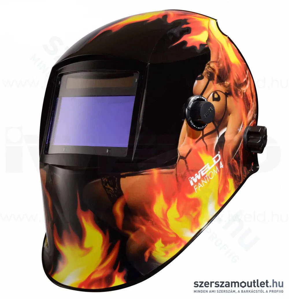 IWELD FANTOM 4.6 automata hegesztő fejpajzs Láng Lady (8FNTM4FLMGRL)