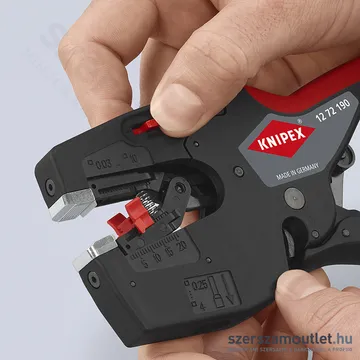 KNIPEX NexStrip Krimpelő fogó (blankoló) 190mm (12 72 190 SB)