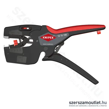 KNIPEX NexStrip Krimpelő fogó (blankoló) 190mm (12 72 190 SB)