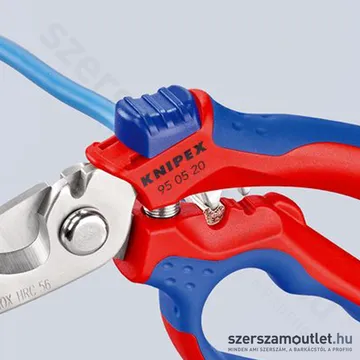 KNIPEX Ferde villanyszerelő olló 160mm (95 05 20 SB)