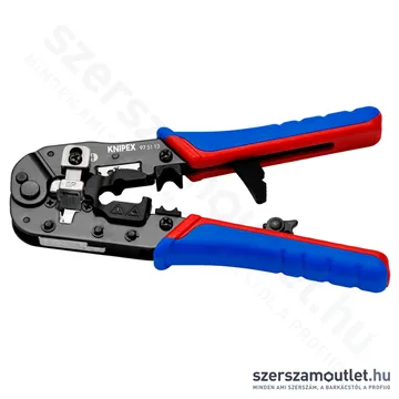 KNIPEX Krimpelő fogó RJ45 Western-hez 190mm (97 51 13)