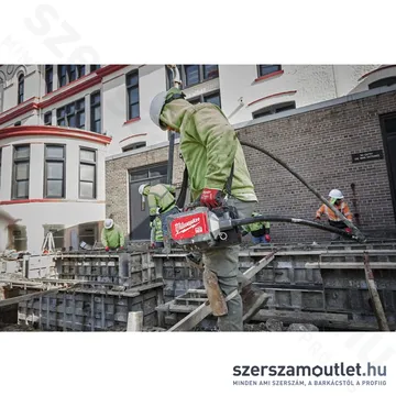 MILWAUKEE MXF CVBCKIT-602 MX FUEL Akkus kompakt betonvibrátor (2x6,0Ah akku+töltő) (4933479610)