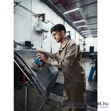 BOSCH GEX 185-LI Akkus excentercsiszoló szénkefementes (18V/125mm) (Akku és töltő nélkül!)