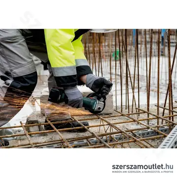 METABO W 18 L 9-125 Akkus sarokcsiszoló 18V + MetaBox 165L