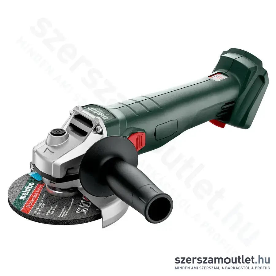 METABO W 18 L 9-125 Akkus sarokcsiszoló 18V + MetaBox 165L