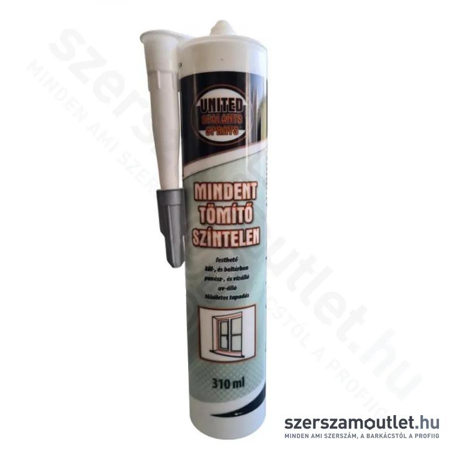 UNITED SEALANTS Mindent tömítő színtelen 310ml (US2014)